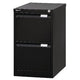 Commode à dossiers suspendus bisley 47x62,2x71,1cm 35k noir 2 tiroirs