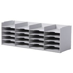 Set de compartiments ouverts 4 x 5 67,4x31,3x32,7cm gris clair