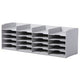 Set de compartiments ouverts 4 x 5 67,4x31,3x32,7cm gris clair