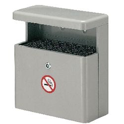 Extincteur de fesses en plaque d'acier 39x45x20cm gris abri grille de fesses