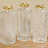 Boltze home vase adore ø5x13cm verre transparent