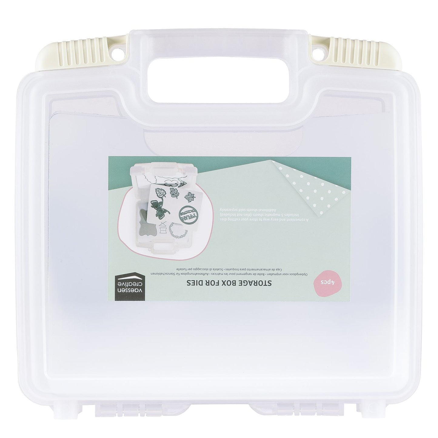 Vaessen creative • boîte de rangement pour gabarits de découpe