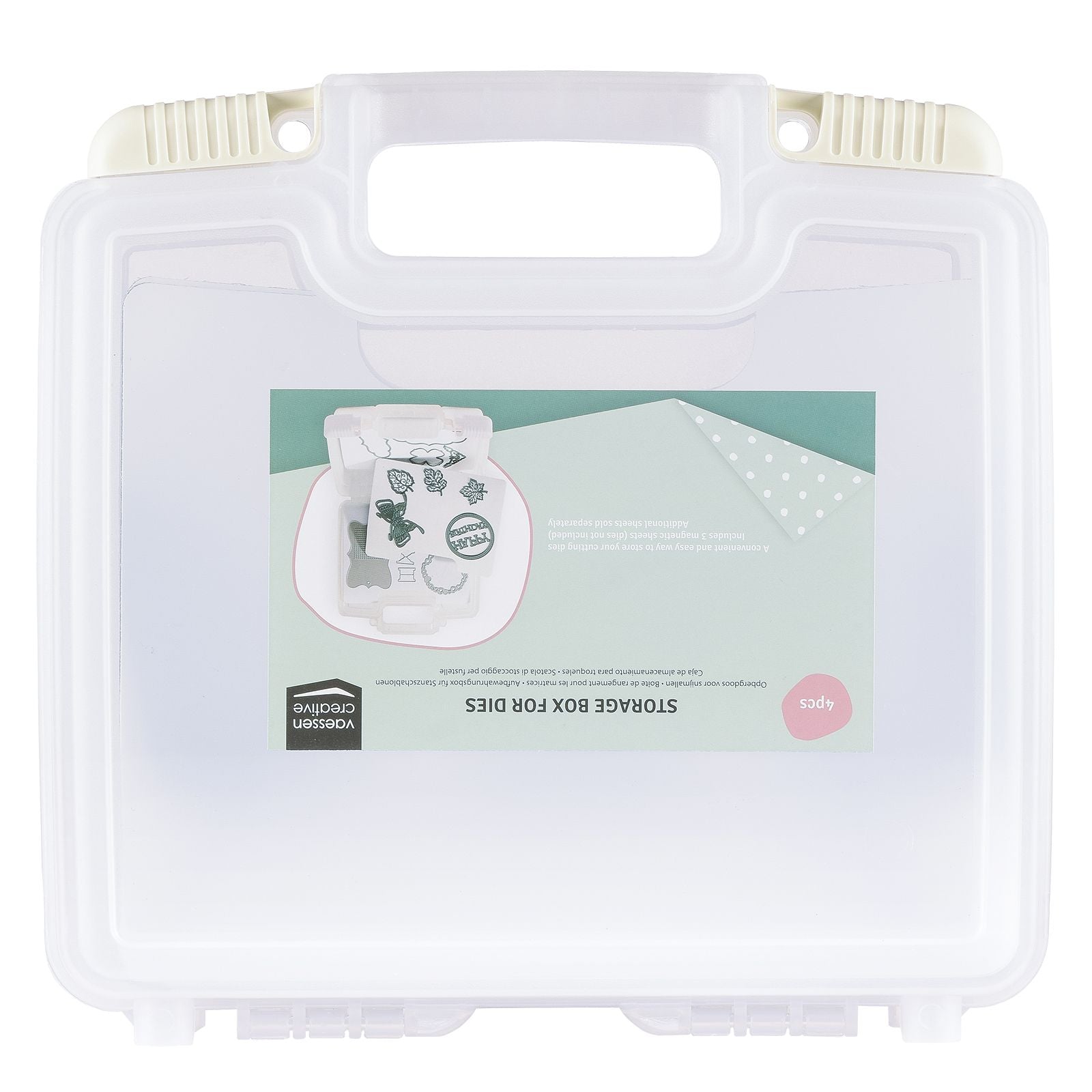 Vaessen creative • boîte de rangement pour gabarits de découpe