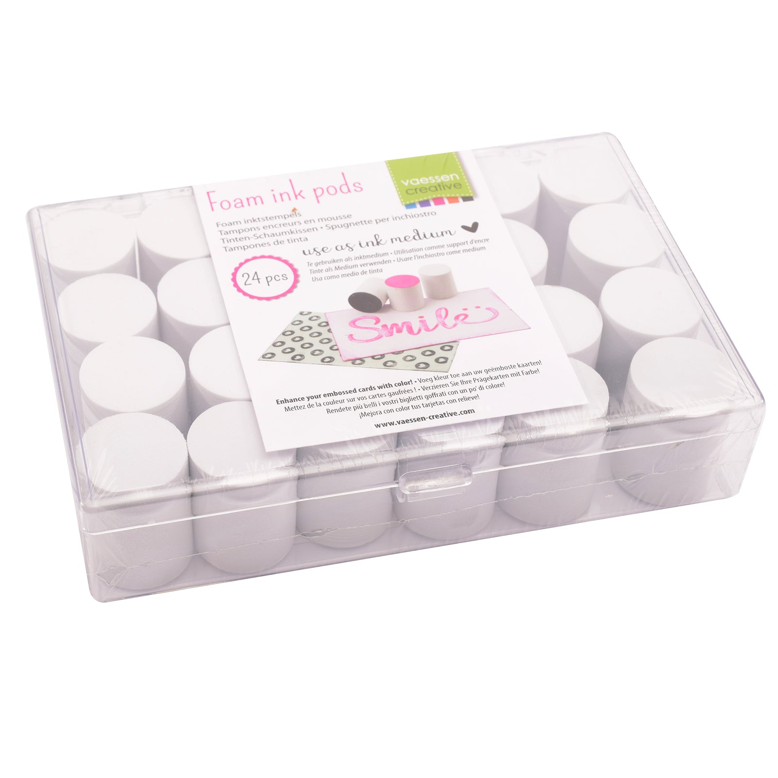 Vaessen creative • tampons encreurs en mousse 24pcs