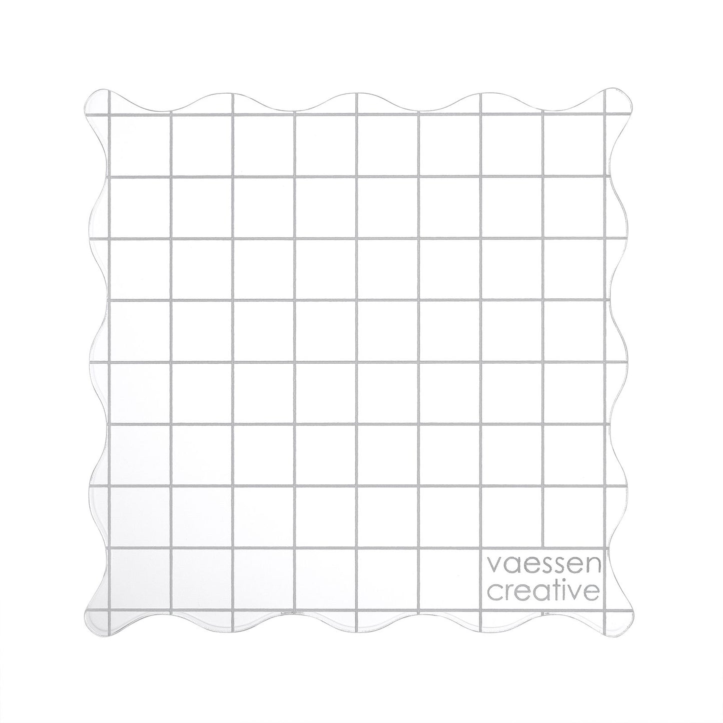 Vaessen creative • bloc tampon acrylique 9x9x0,8cm