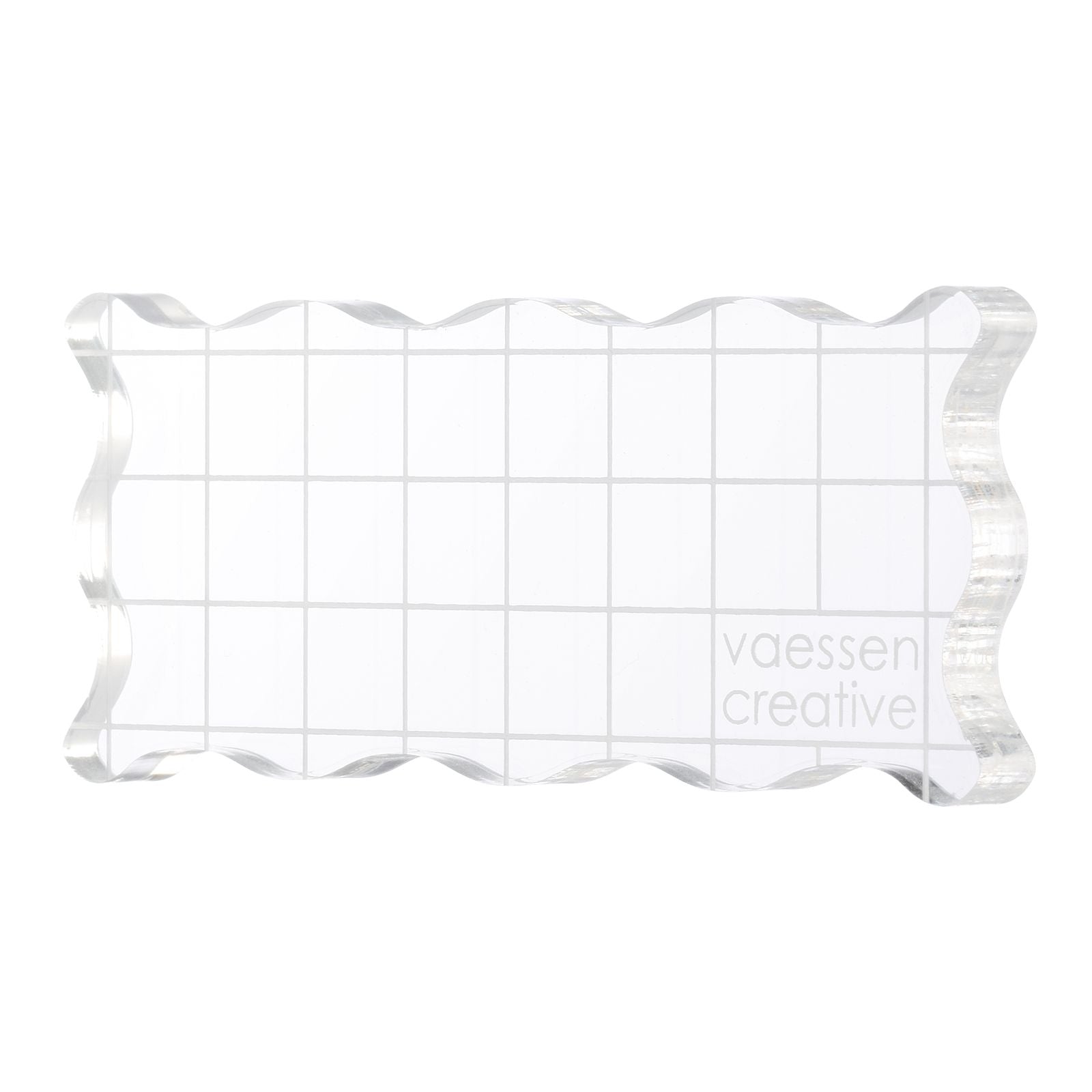 Vaessen creative • bloc tampon acrylique 9x4x0,8cm