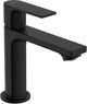 Hansgrohe rebris e - mitigeur de lavabo - commande à levier unique - démarrage à froid à économie d'énergie - avec vidage automatique - taille 110 mm - noir mat