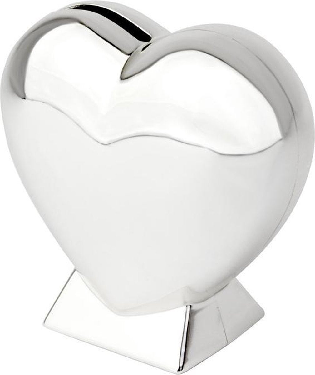 Zilverstad - tirelire coeur
