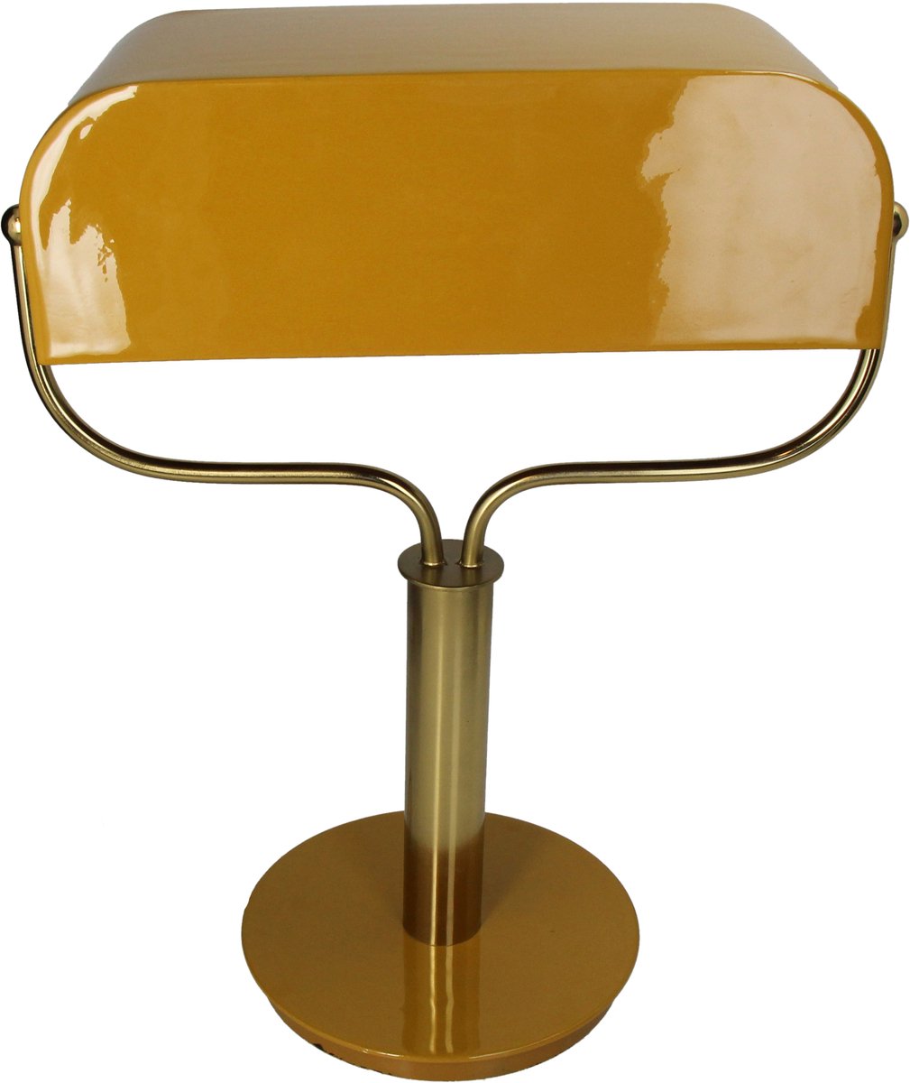 Lampe de table Hd fer ocre 37x19x43cm