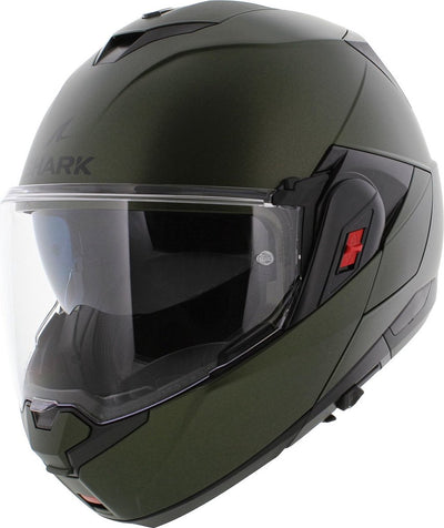 Casque Shark oxo solid vert mat xxl - casque système casque moto