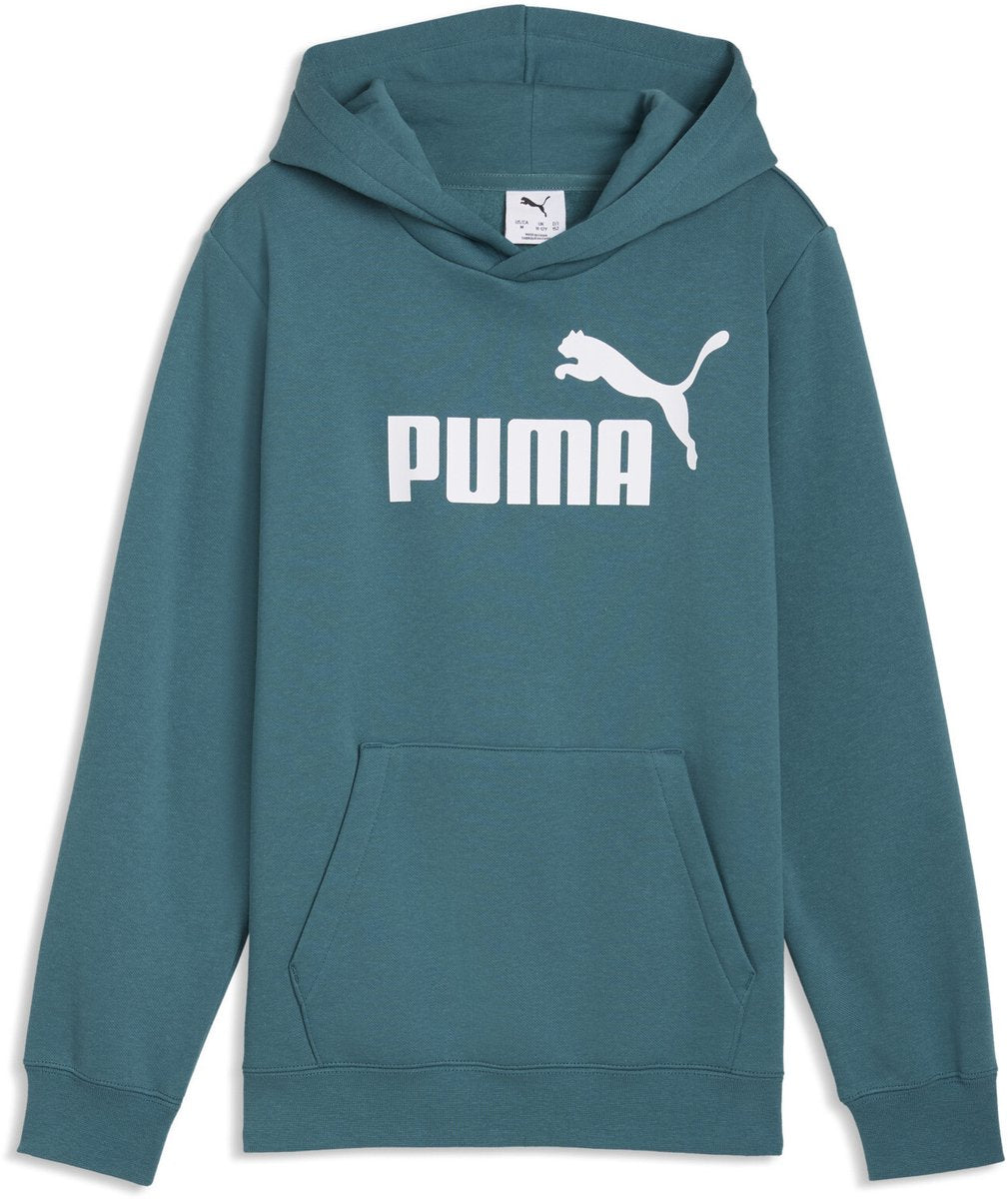 Puma ess non. 1 logo sweat à capuche fl b pull unisexe - glace émeraude