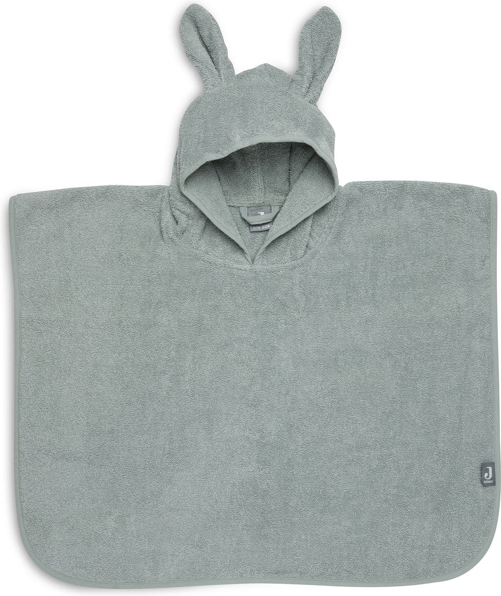Poncho de bain Jollein - vert cendré