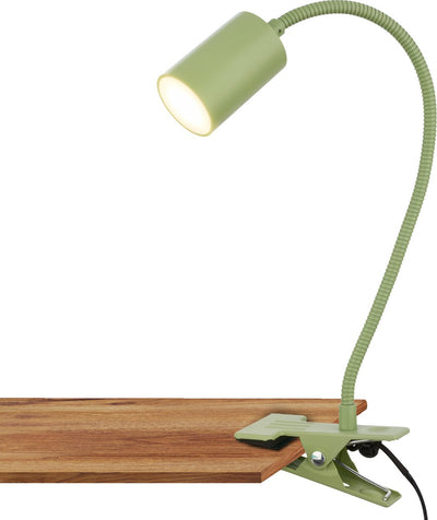 Briloner fleks – lampe de bureau – lampe à pince – inclinable à pince – spot à pince avec lumière blanc chaud – 3,5w – vert – 40x10x6cm