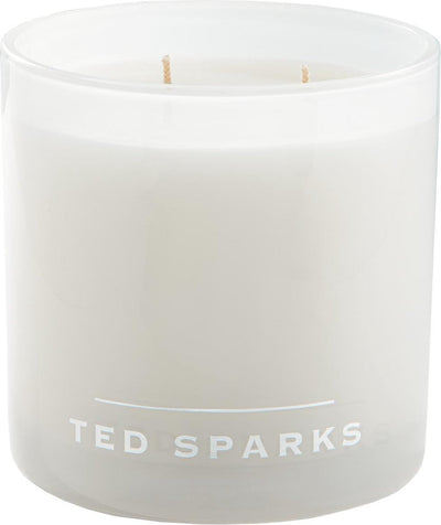 Ted Sparks - bougie parfumée impériale - 70 heures de combustion - 3 mèches - emballage luxe - linge frais