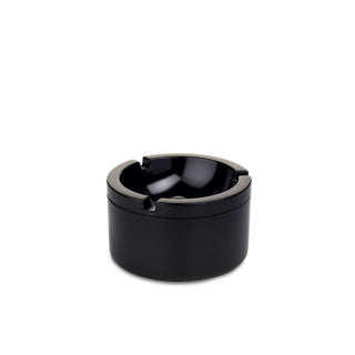 Cendrier mépal avec un couvercle noir