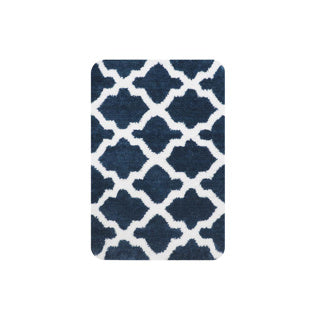 Maison hollandaise House House Bath Mat Toulon 60x90 cm bleu foncé