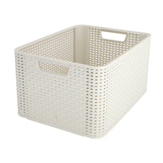 Panier de rangement de style Curver Curver 30L blanc