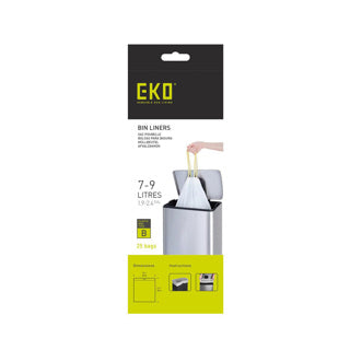 EKO EKO SAG SAG 7-9 litres de type B de type B avec 25 sacs à déchets