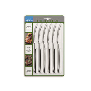 Amefa chuletetero steak couteaux 6 pièces