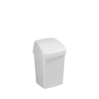 Sunware Sunware Recycle Bin avec couvercle swing 10L blanc