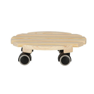 Chariot de plante de design Esschert autour de Naturel intérieur