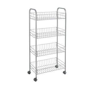 Metaltex Metaltex Kitchen Rangement de salle de bain Chariot Ascona 41x23x84 cm Roues