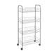 Metaltex Metaltex Kitchen Rangement de salle de bain Chariot Ascona 41x23x84 cm Roues