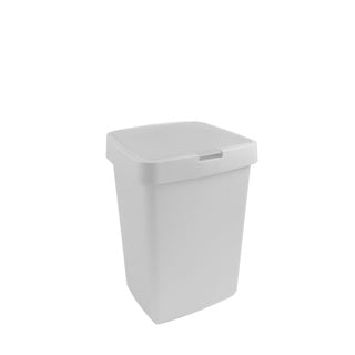 Sunware Delta Trash Can with Valve 25L White