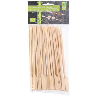 Éco-import en bambou bâtons de cocktail 18 cm 50 pièces