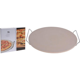 Excellente mer de pizza domestique avec support Ø33 cm blanc