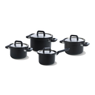 BK Flow Cool Black Black en acier inoxydable Set 4 pièces
