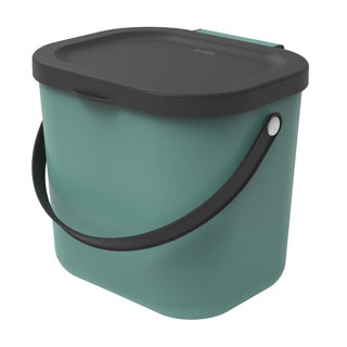 Rotho Bio Waste Bin 6 L Albula Green