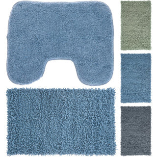 Solutions de salle de bain Salle de salle de bain ensemble de tapis de toilette Assorti 2 pièces