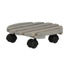 Esschert Design Esschert Design chariot de plante en bois 28,4 cm gris