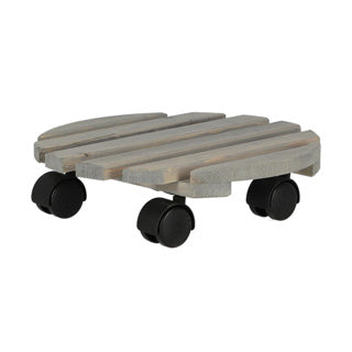 Esschert Design Esschert Design chariot de plante en bois 28,4 cm gris