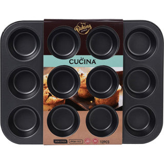 La Cucina Muffin Form 12 - Cakes Anti -Stick 35x26.5x3,5 cm