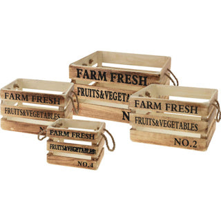 Coffret de 4 Paulownia Wood