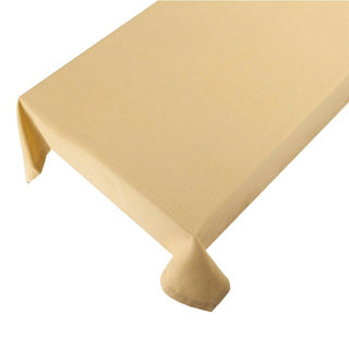 Lin plus nappes india pampas jaune 140 x 250 cm