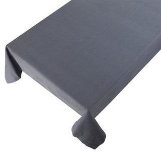 Lin plus nappes ind gris 140 x 250 cm