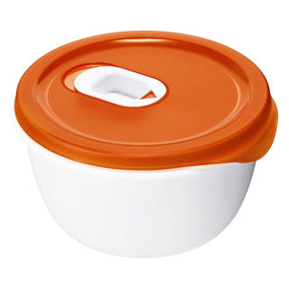 Plat à micro-ondes Rotho 0,8 L Micro Papaya Red