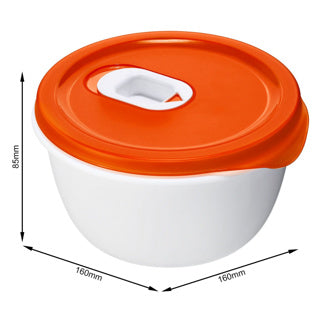 Plat à micro-ondes Rotho 0,8 L Micro Papaya Red