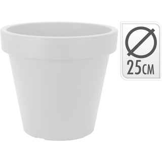 Nampook bloempot ek rond 25 cm blanc