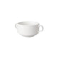 Porcelaine de tête de soupe blanche