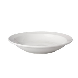 Plaque profonde 21,5 cm en porcelaine blanche