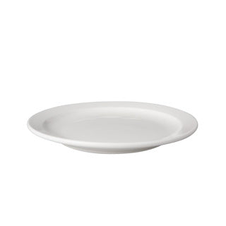 Plaque 21 cm Porcelaine OS Blanc