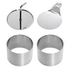 Westmark Westmark Food Formers de 7,5 cm en acier inoxydable à 4 pièces