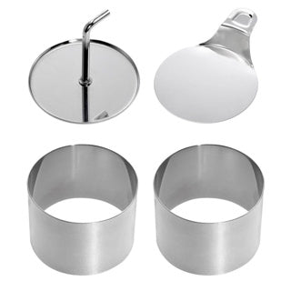 Westmark Westmark Food Formers de 7,5 cm en acier inoxydable à 4 pièces