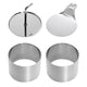 Westmark Westmark Food Formers de 7,5 cm en acier inoxydable à 4 pièces