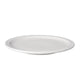 Plaque 24 cm en porcelaine blanche