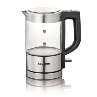 Severin Glass Mini Kettle 1100W 0,5 L WK 3472